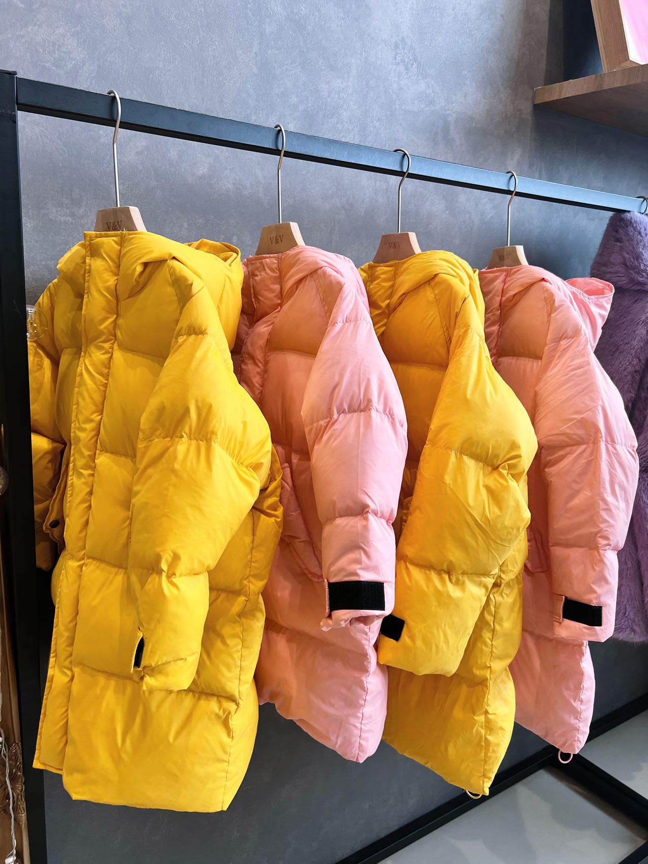 Hooded Duck Down Overcoat