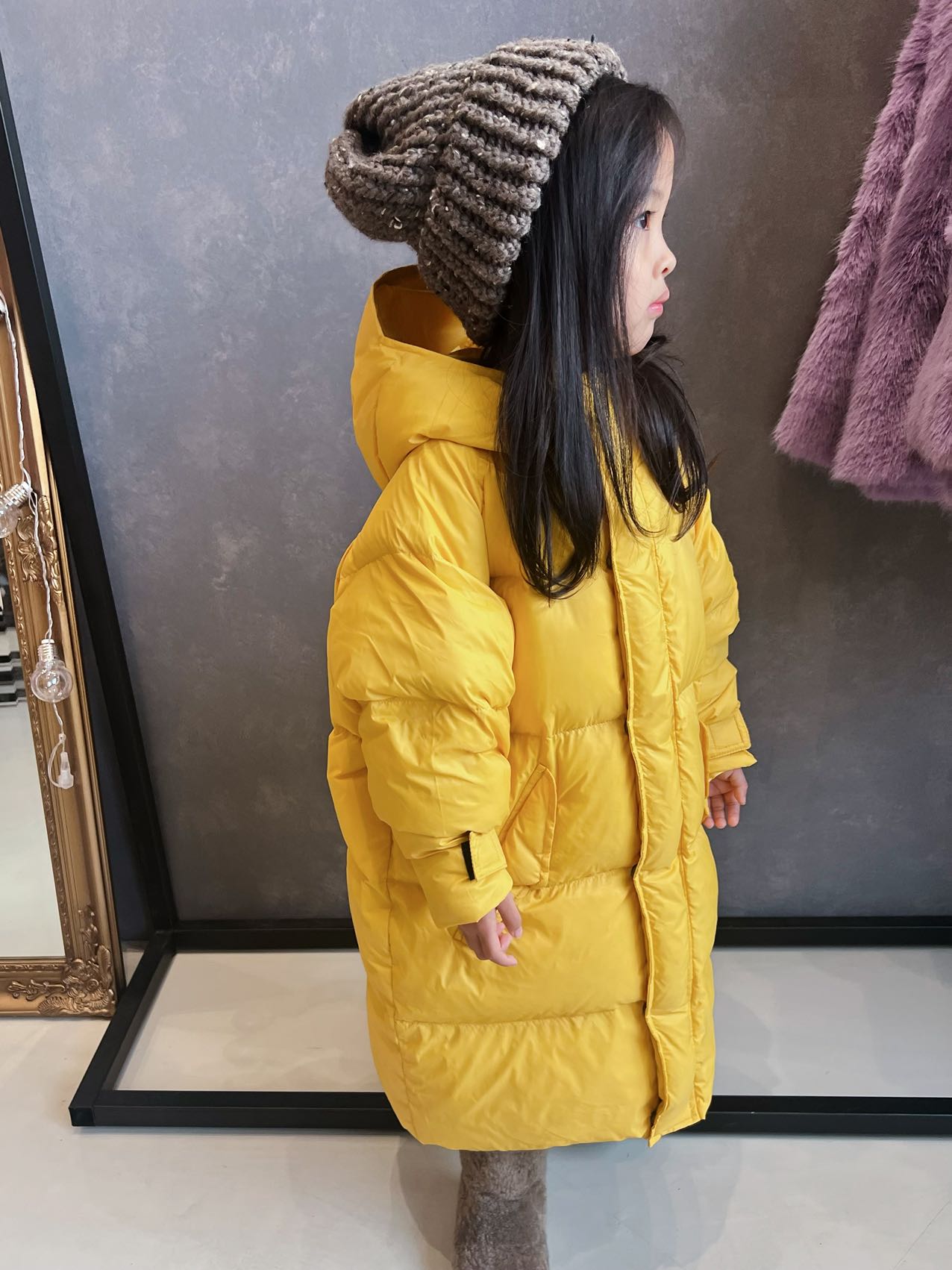 Hooded Duck Down Overcoat