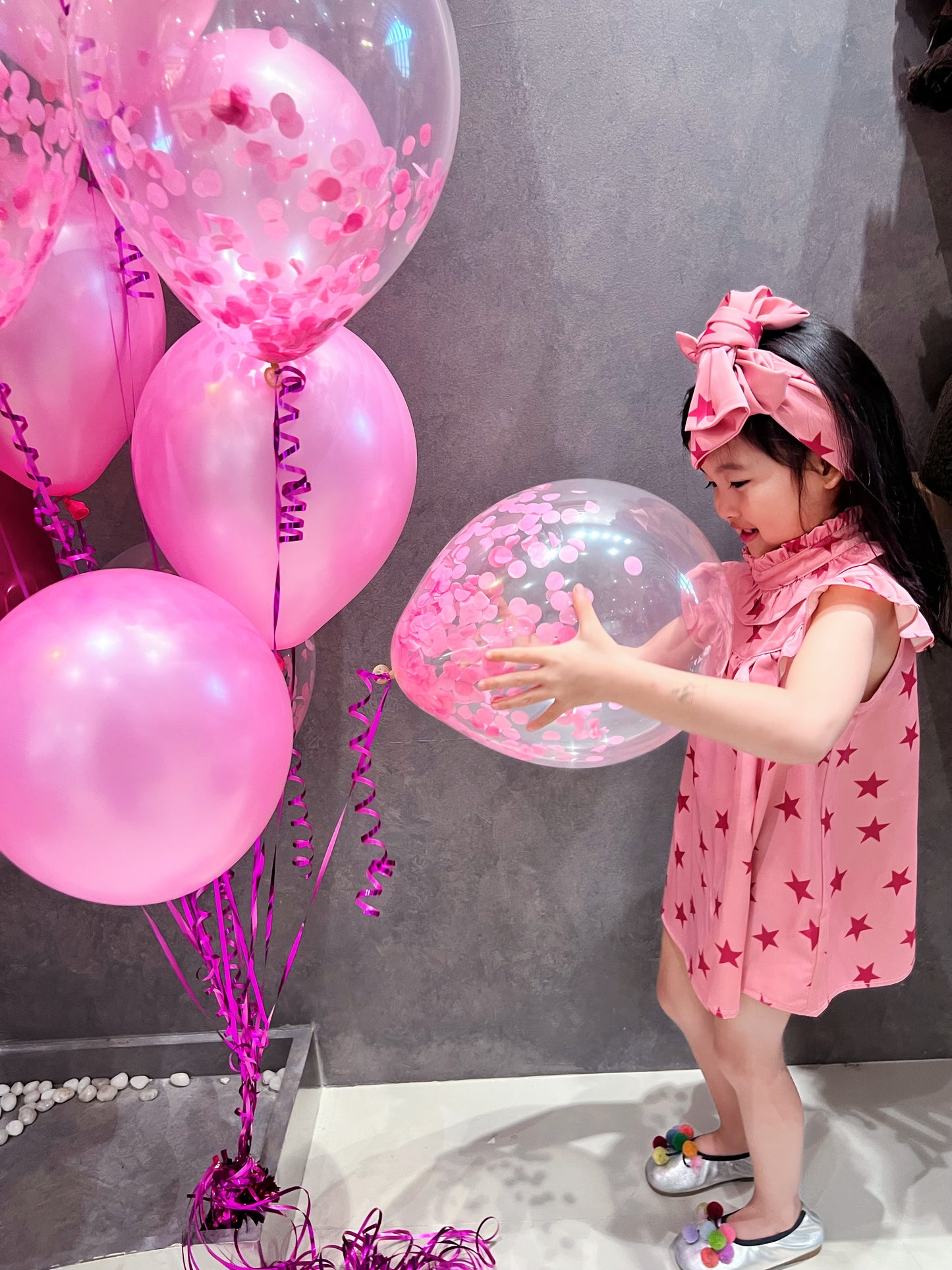 V&V Silk Blended Star Dress