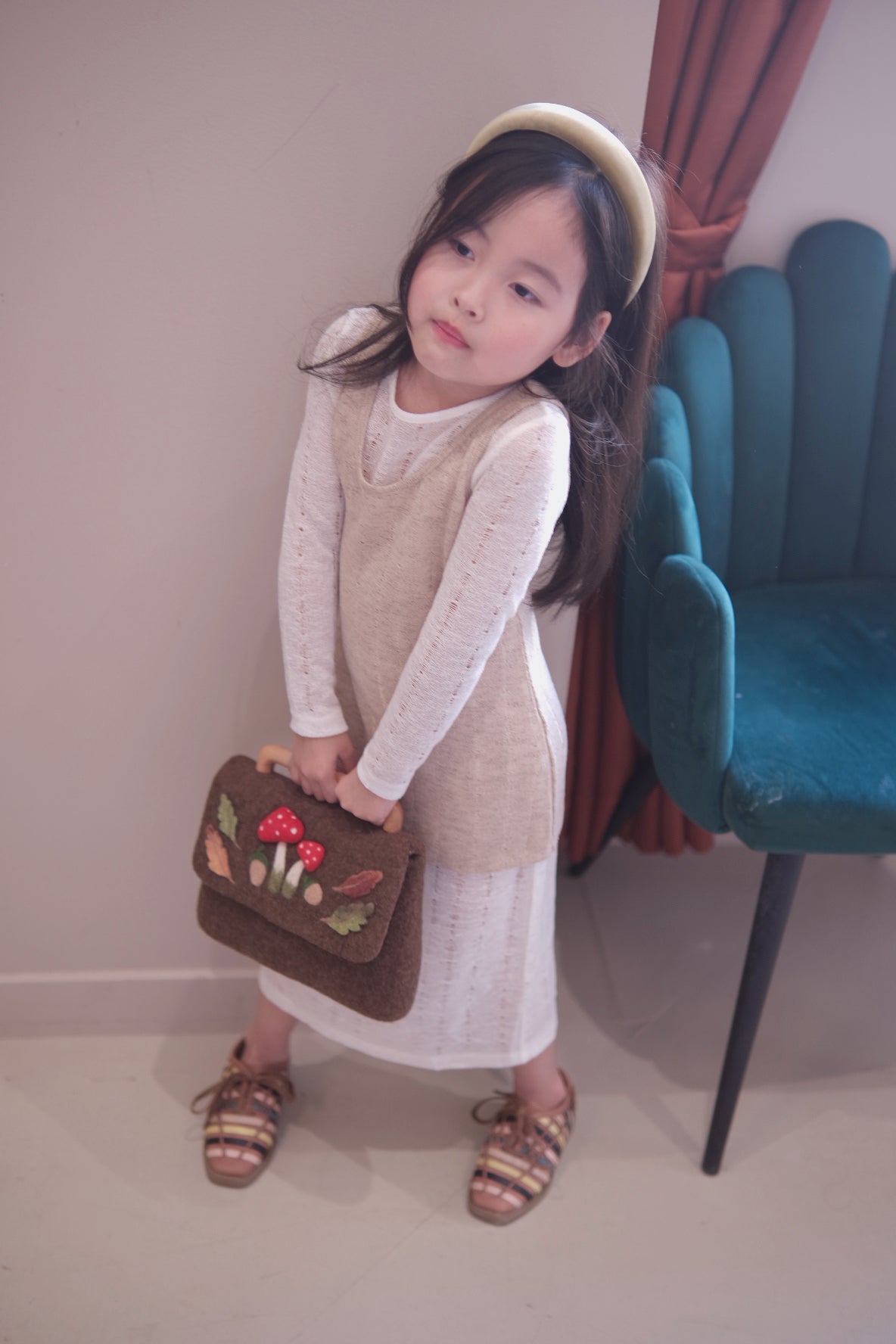 V&V Linen Cotton Blended Dress