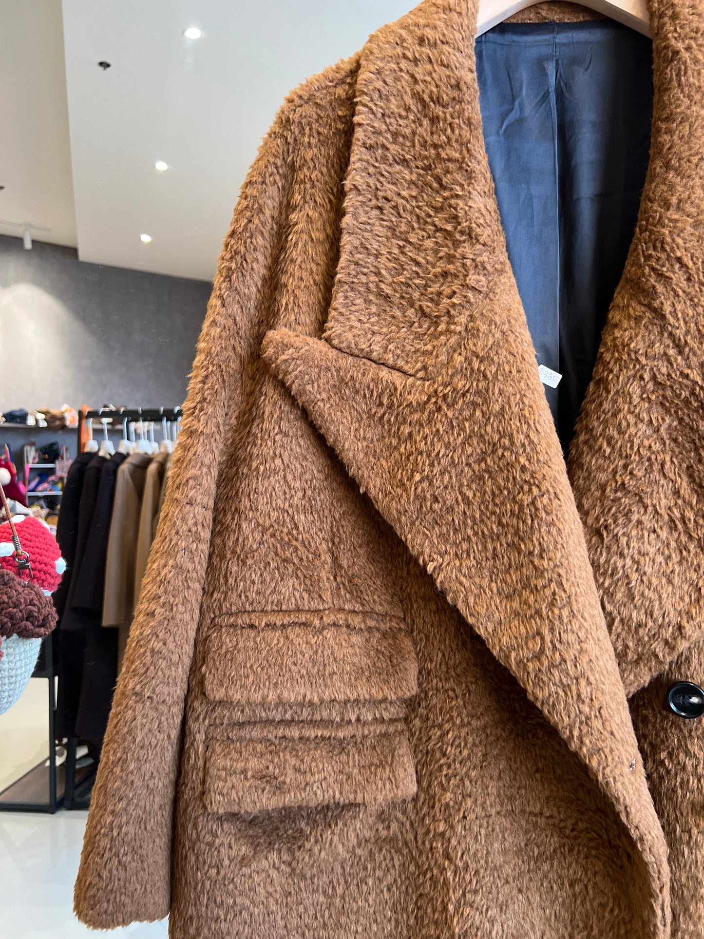 Alpaca and Wool Blended oversized coat