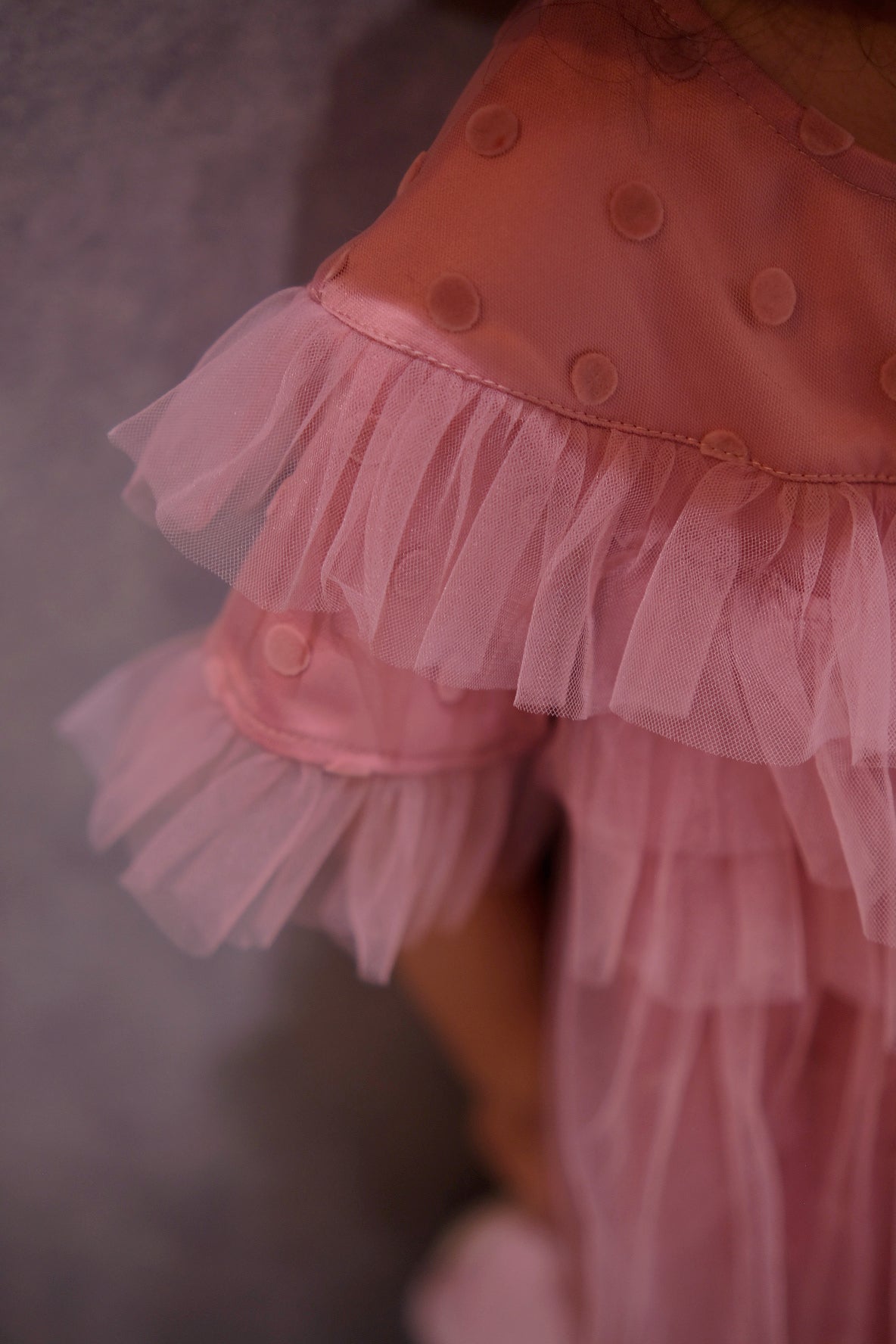V&V Polka Dot Babydoll Dress