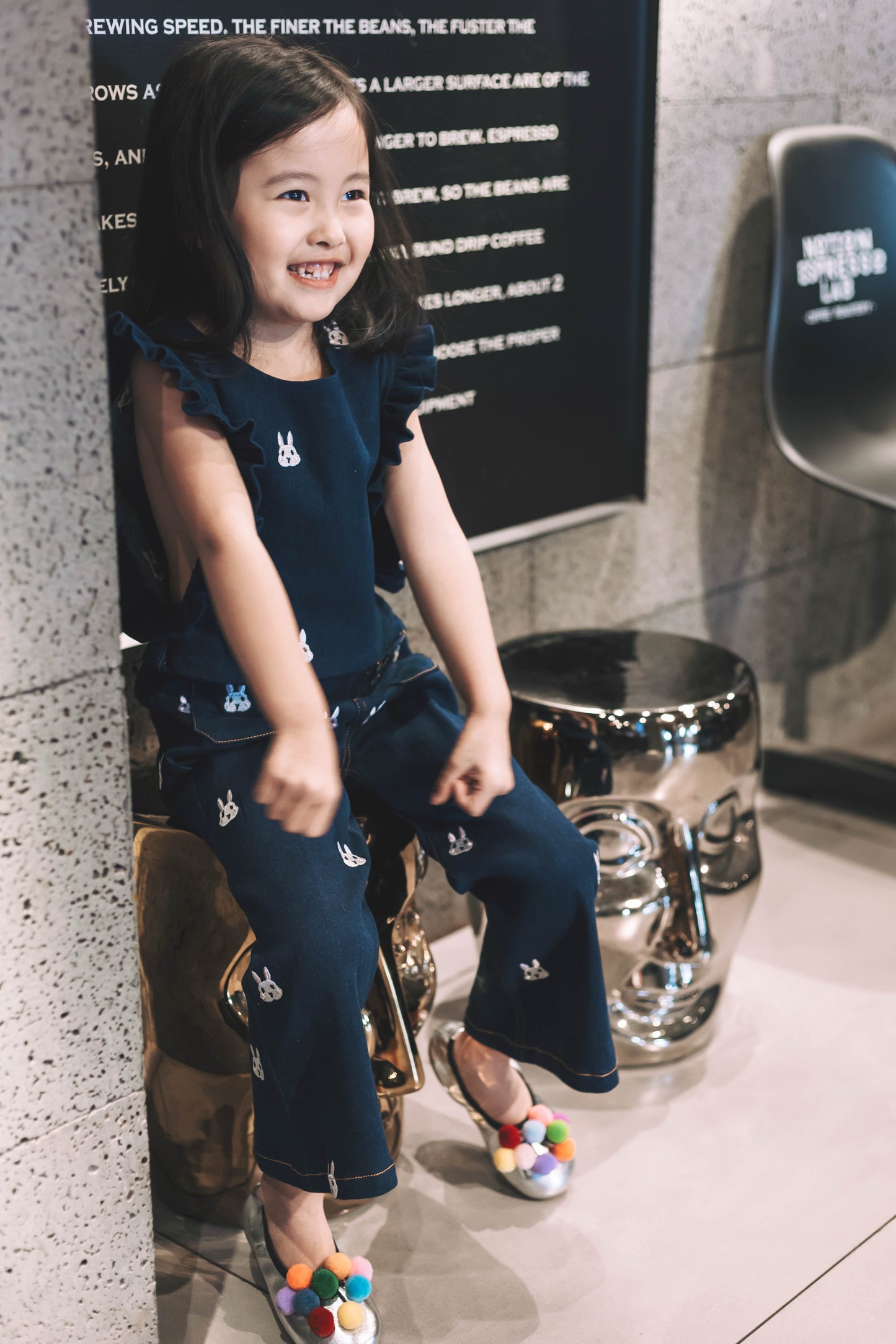 V&V Bunny Denim Set