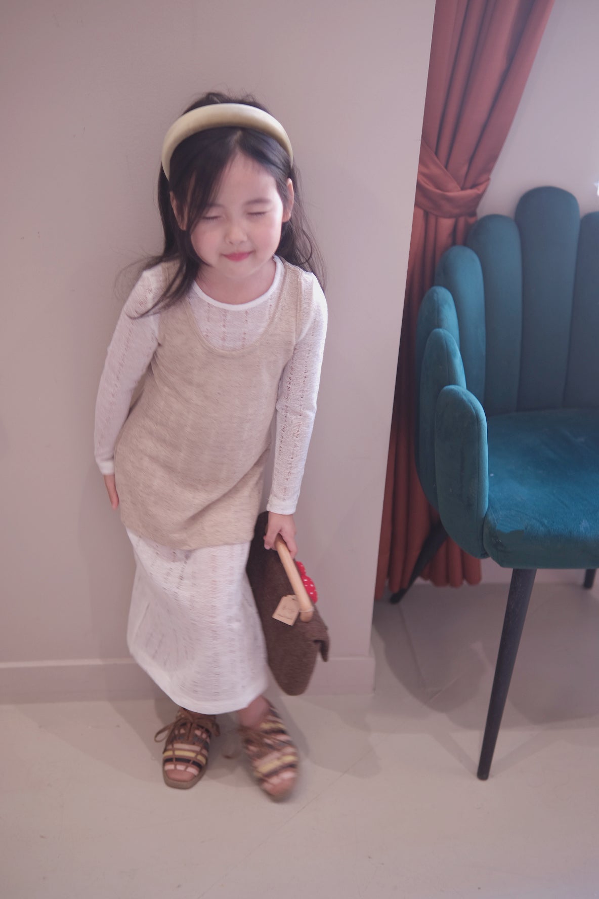 V&V Linen Cotton Blended Dress