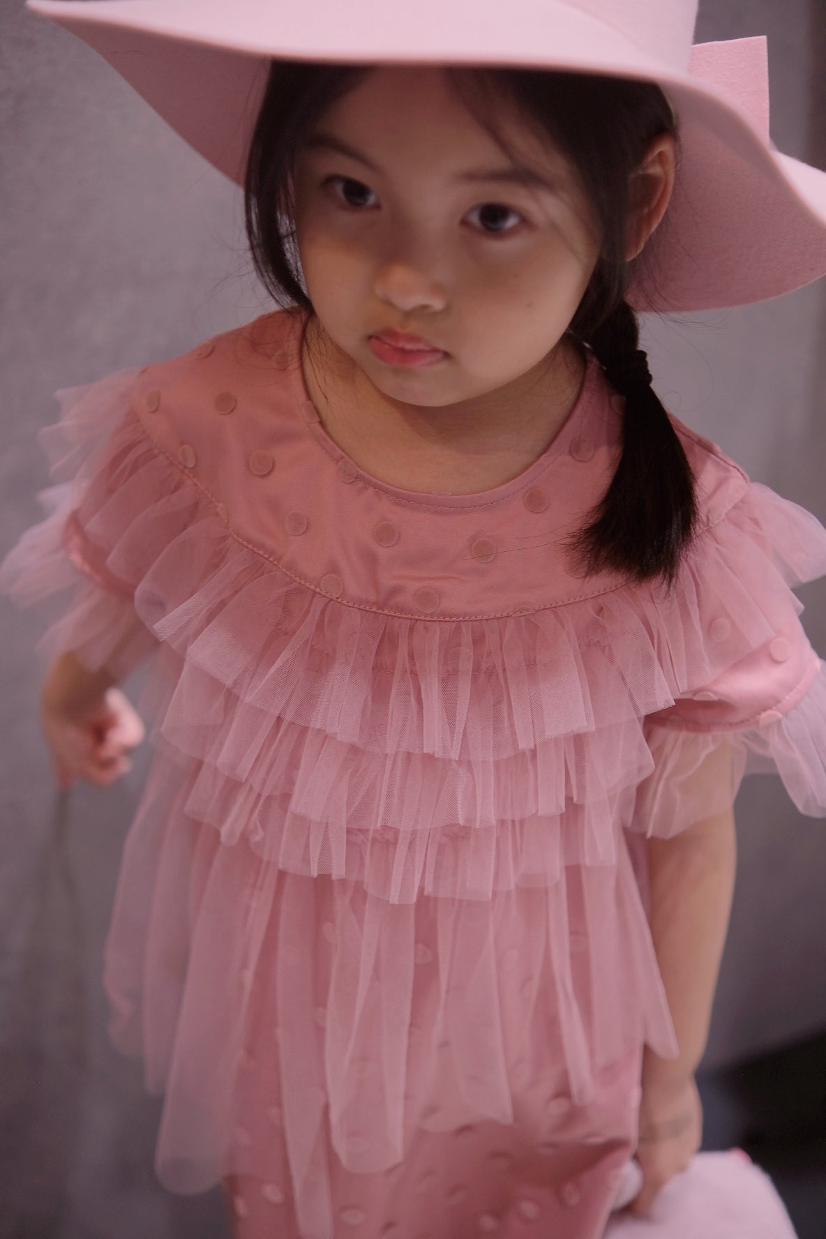 V&V Polka Dot Babydoll Dress