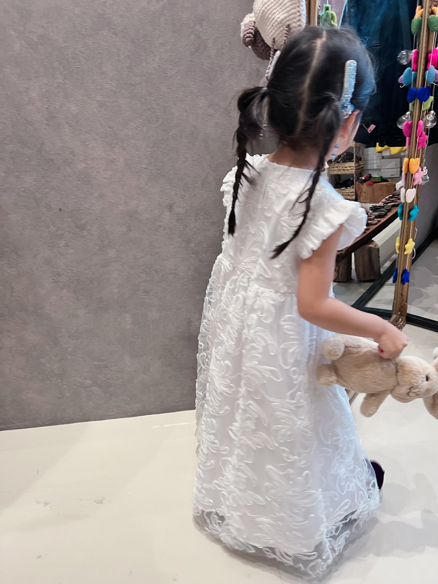 V&V White Vintage Babydoll Dress