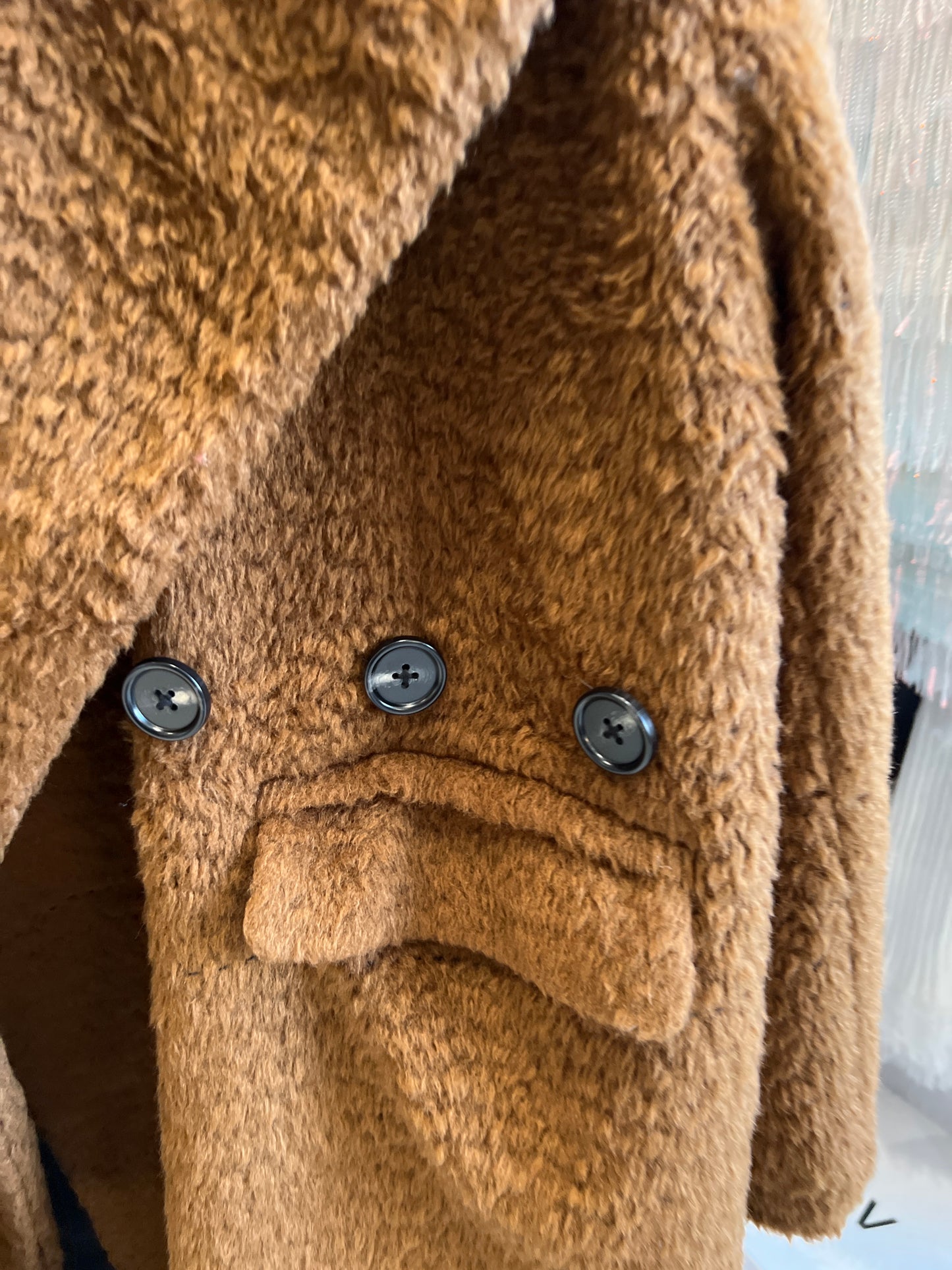 Alpaca and Wool Blended oversized coat