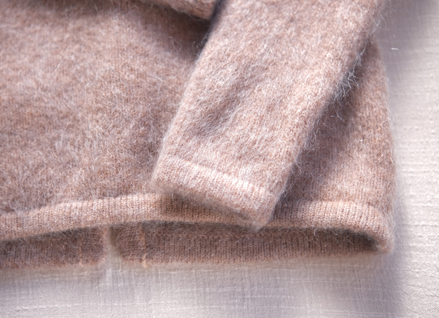 Oversized mohair-blend cardigan