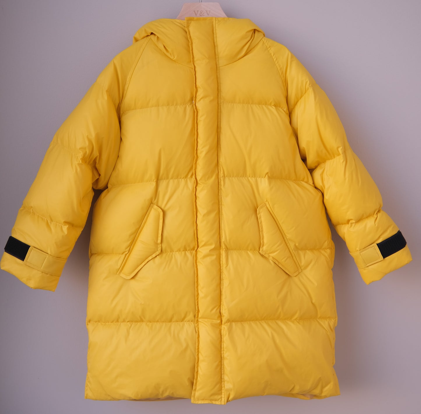 Hooded Duck Down Overcoat