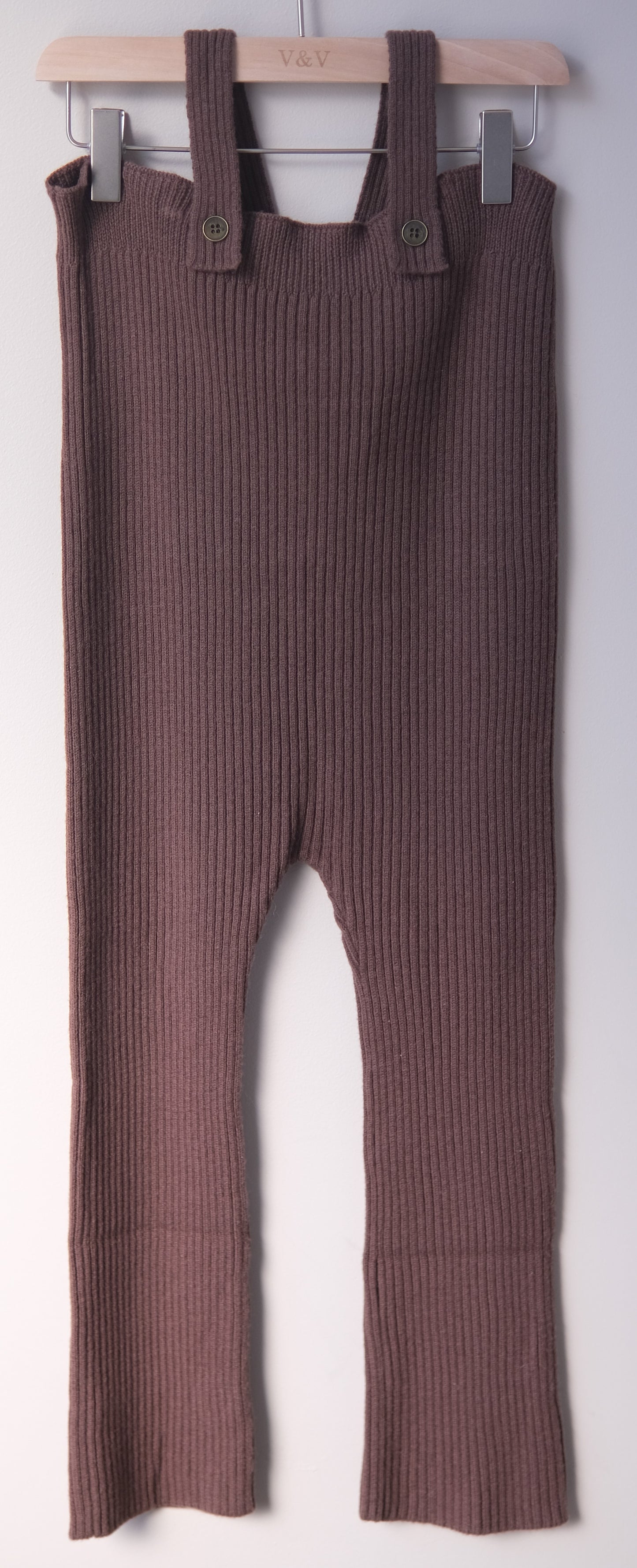 Merino Wool Ribbed Overall