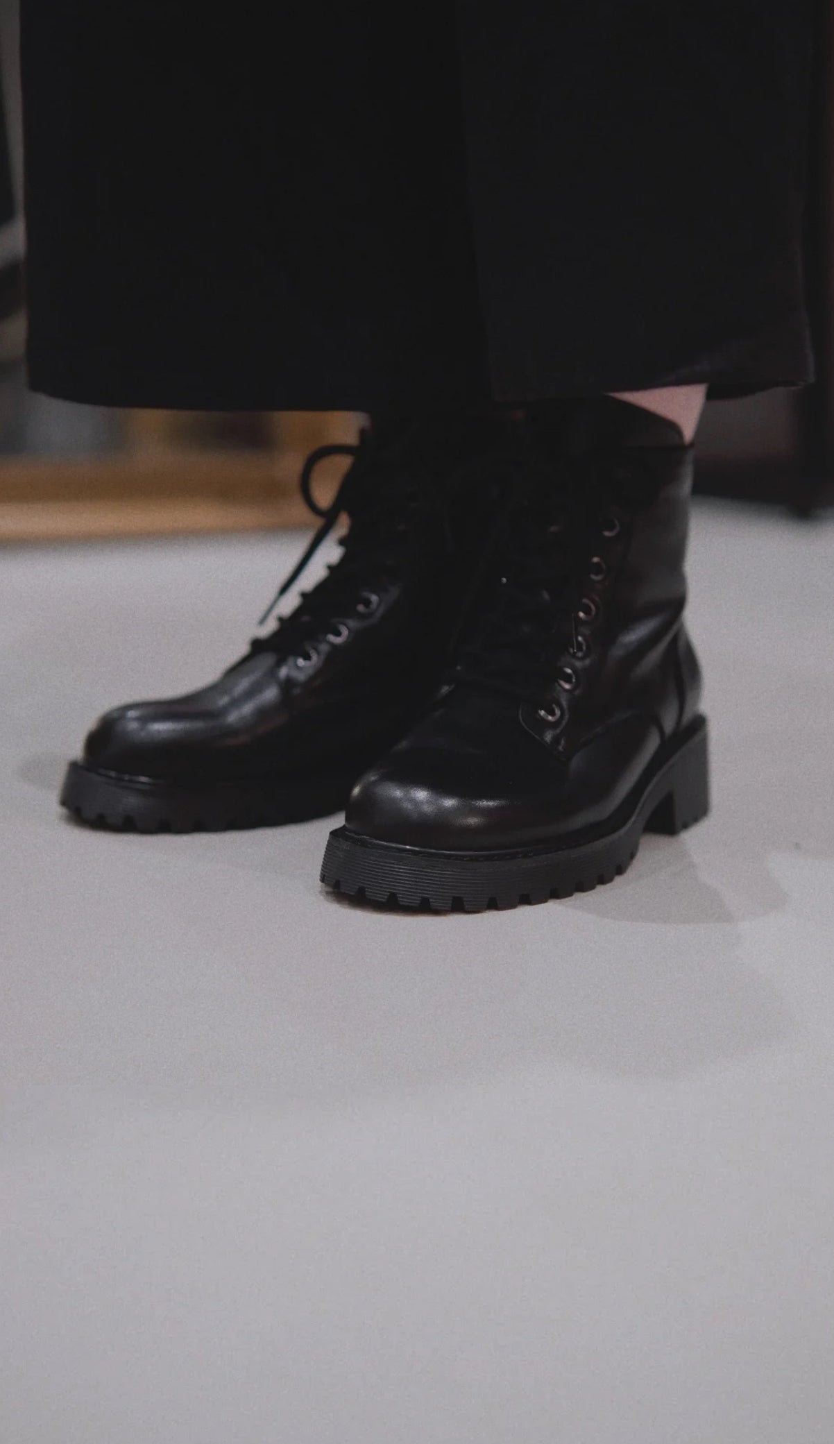 Women Black Cow Leather Boots