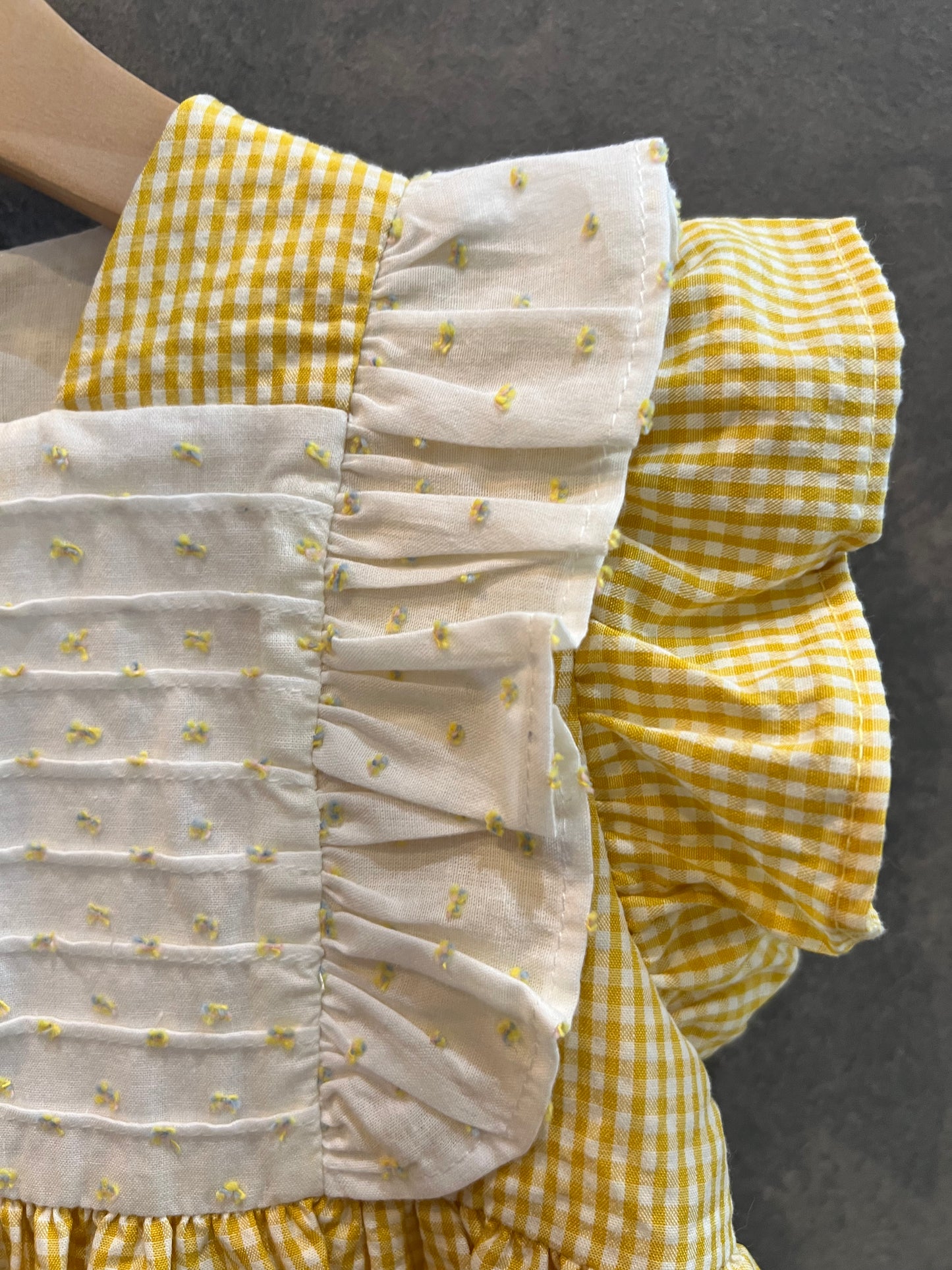 V&V Little Flower yellow dress