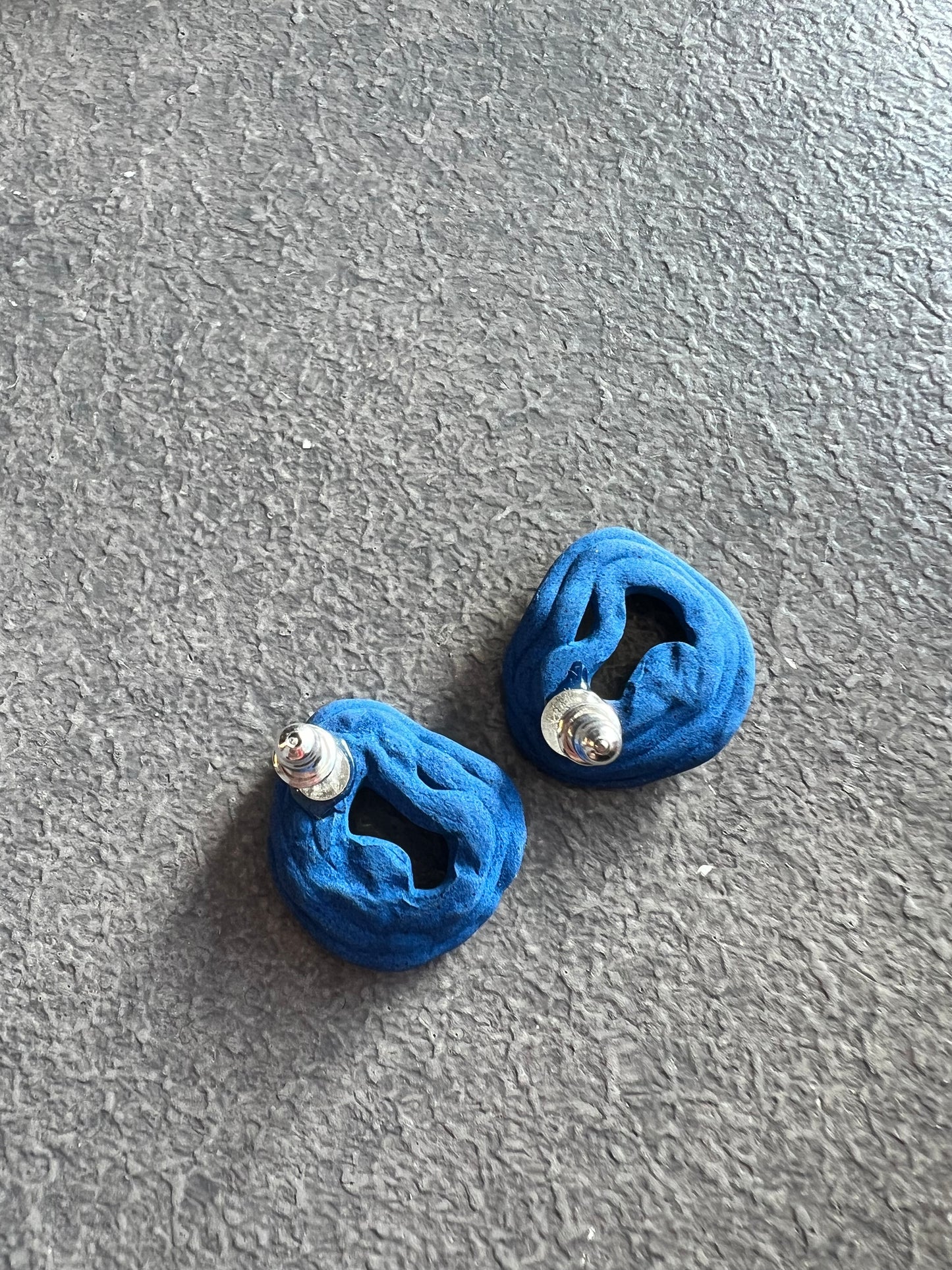 Ceramic Earrings Blue
