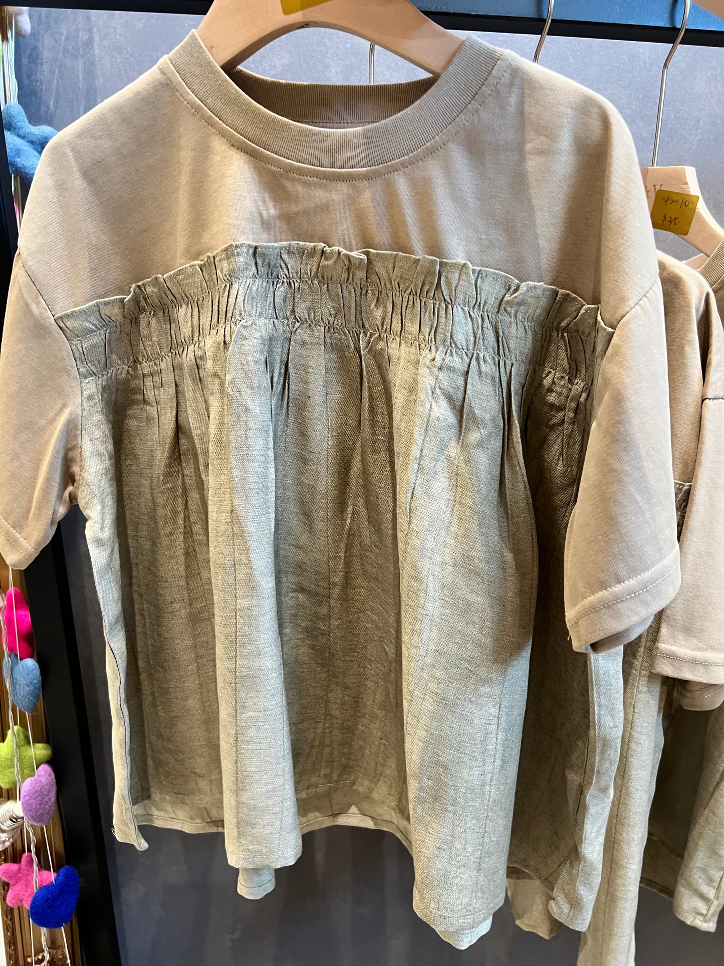 V&V Linen Blended Cotton T shirt