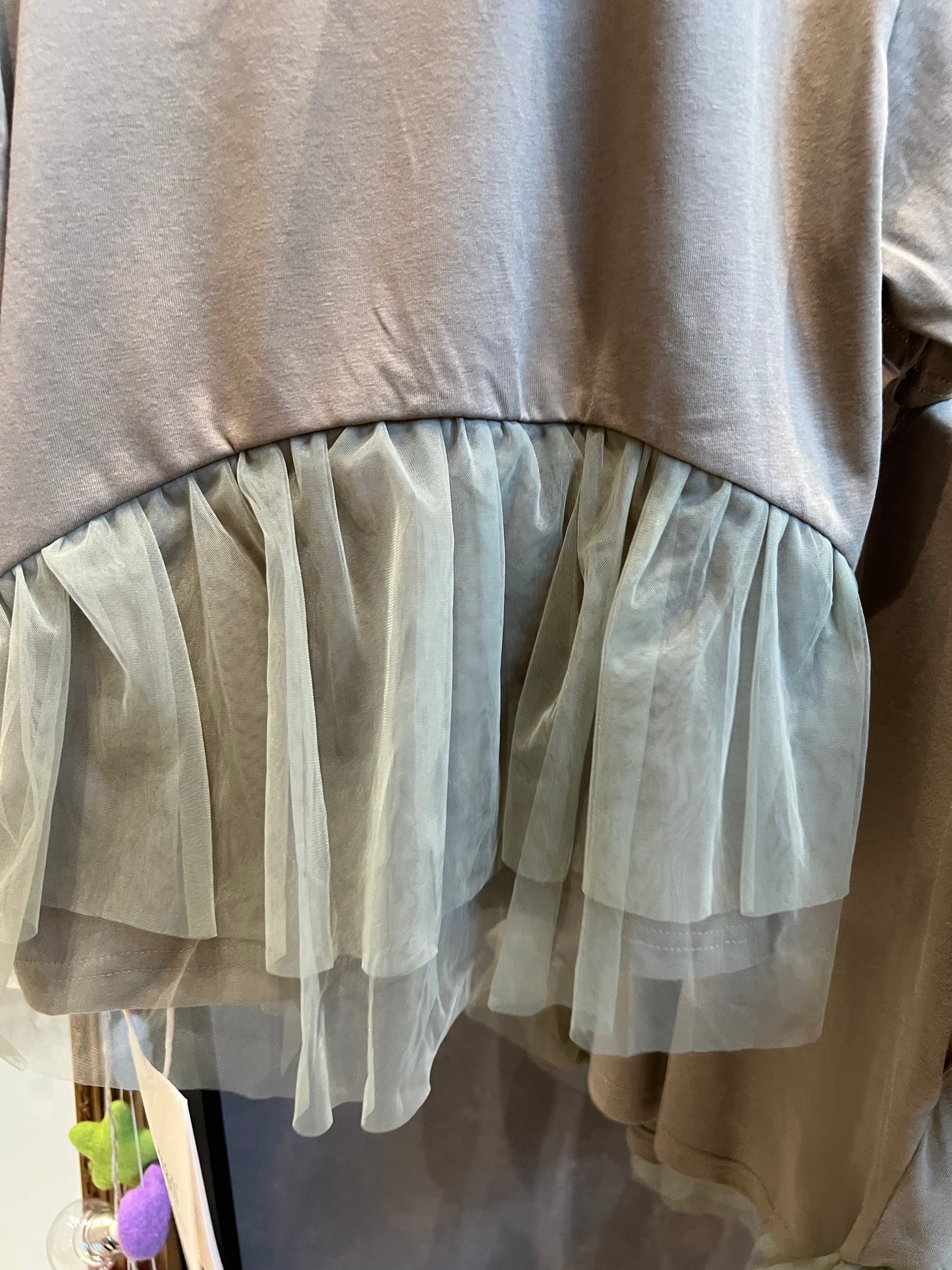 V&V Cotton and Chiffon T-shirt