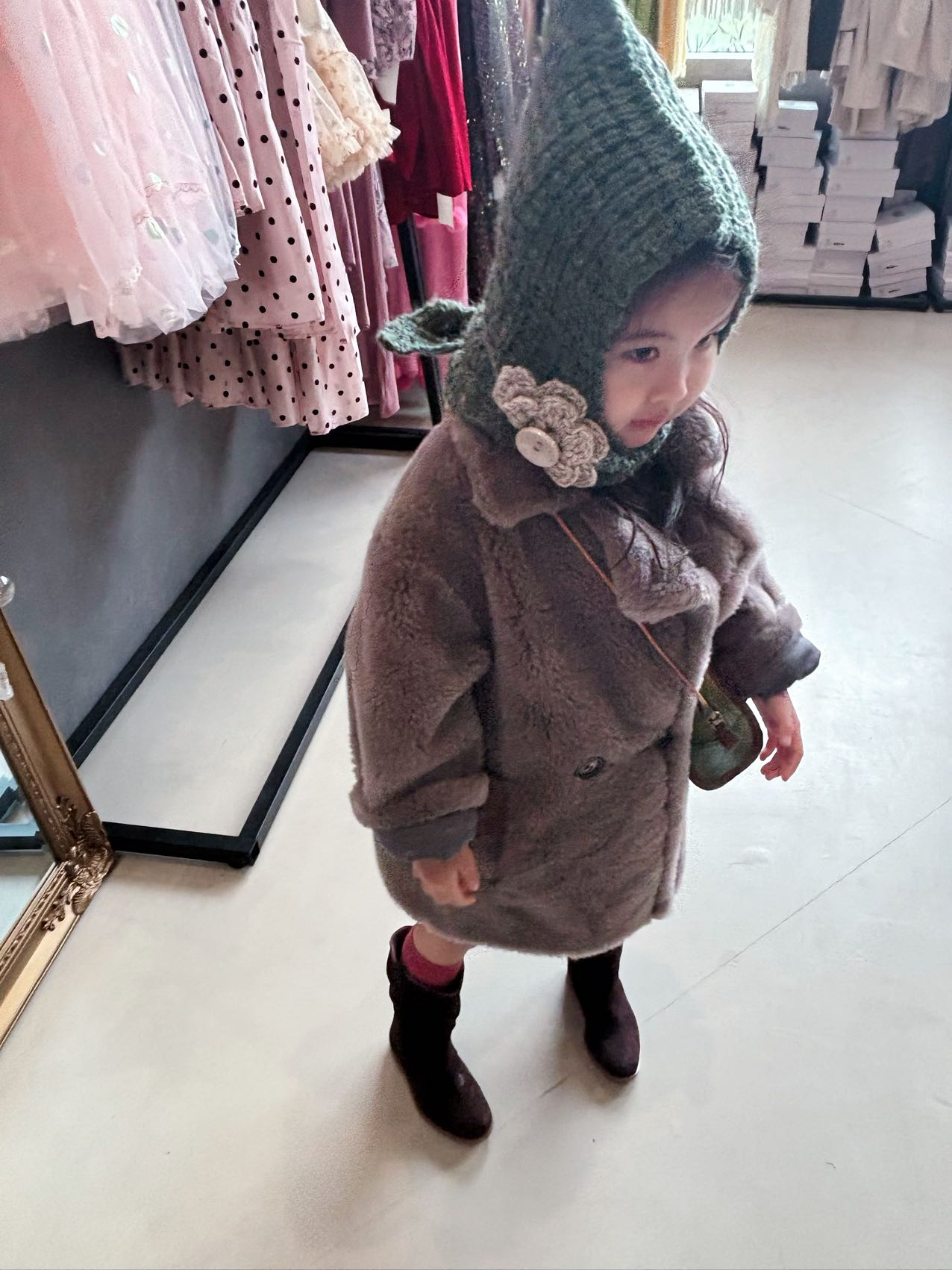 V&V Wool Teddy Coat