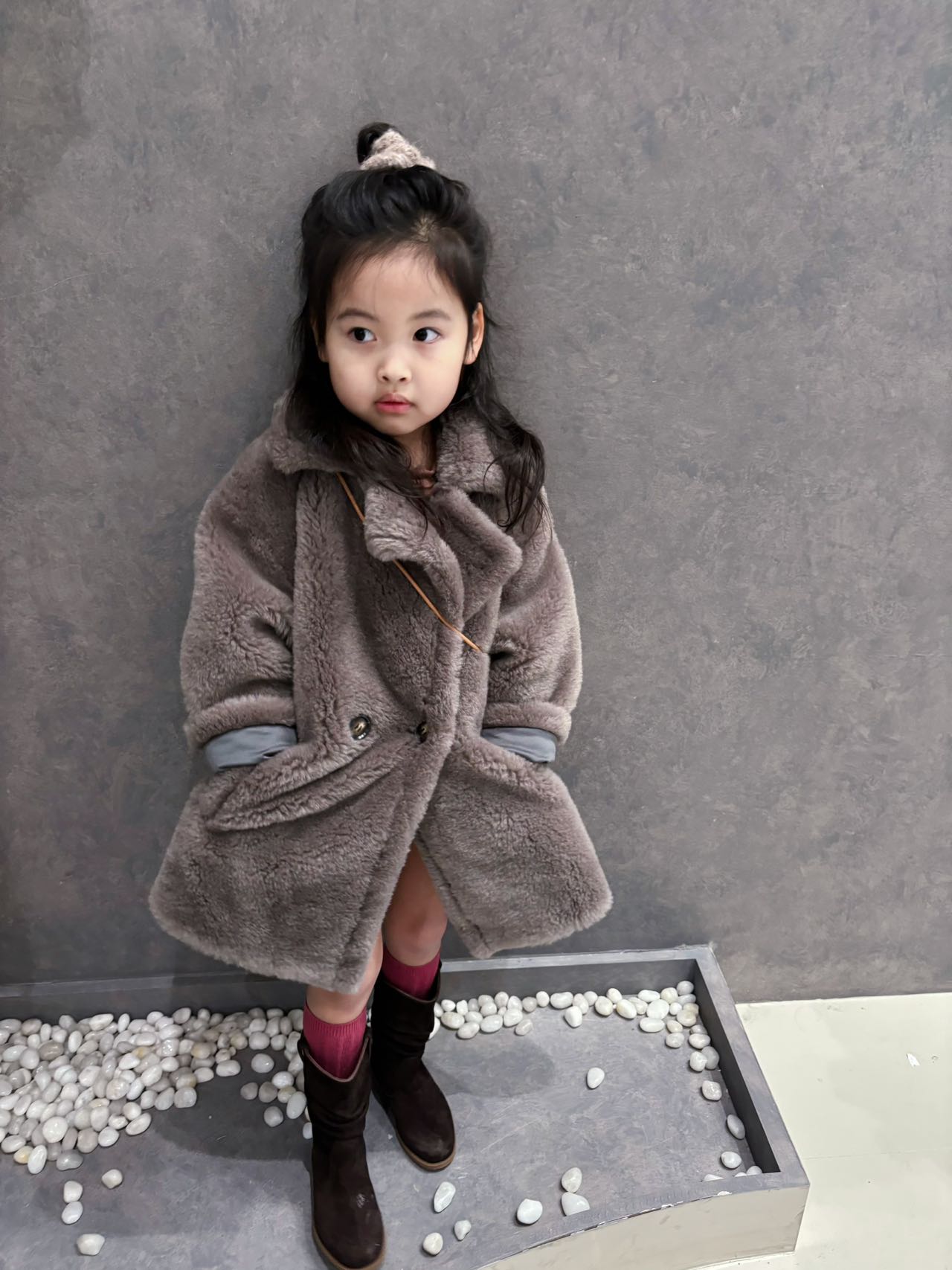 V&V Wool Teddy Coat