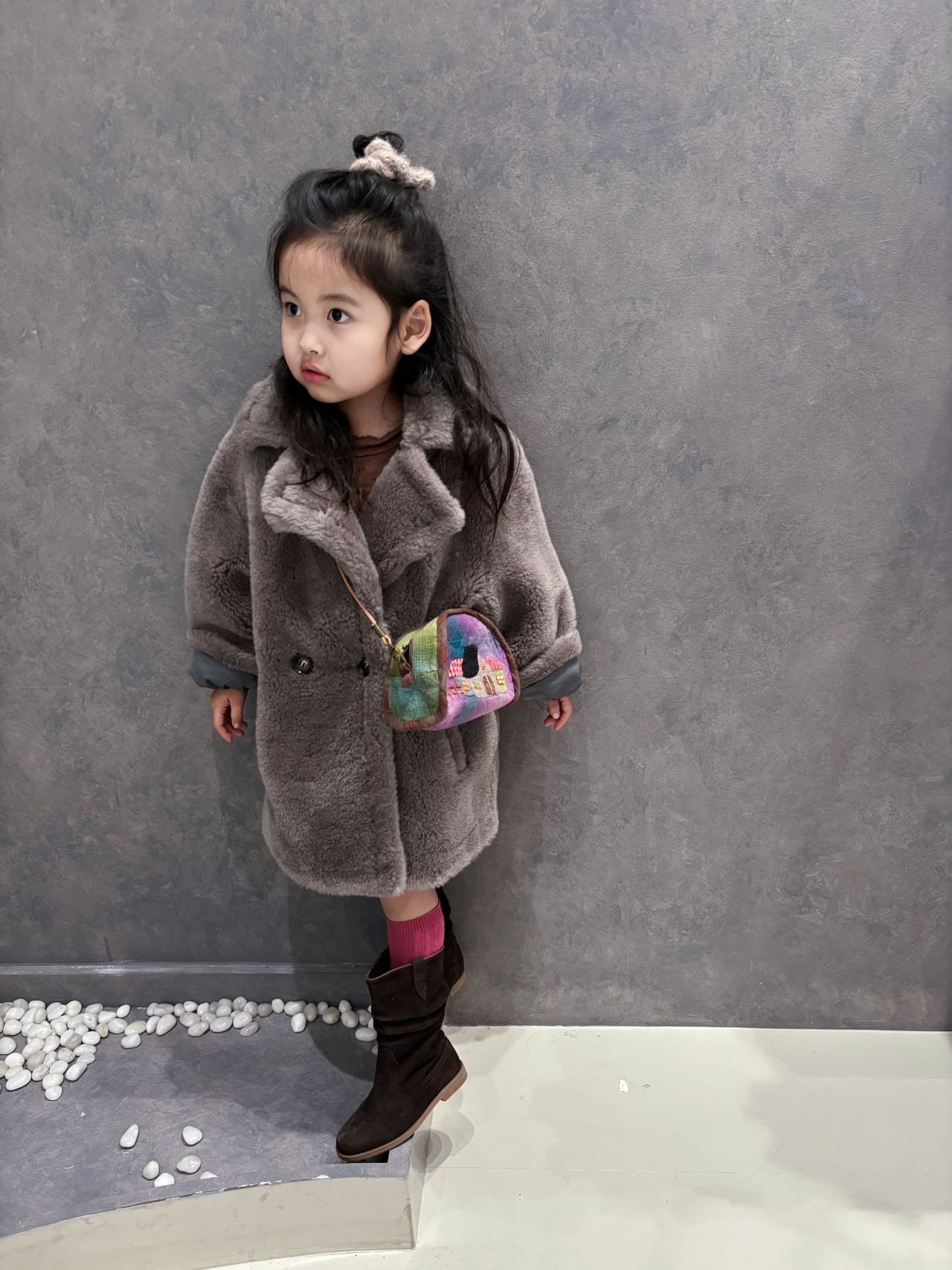 V&V Wool Teddy Coat