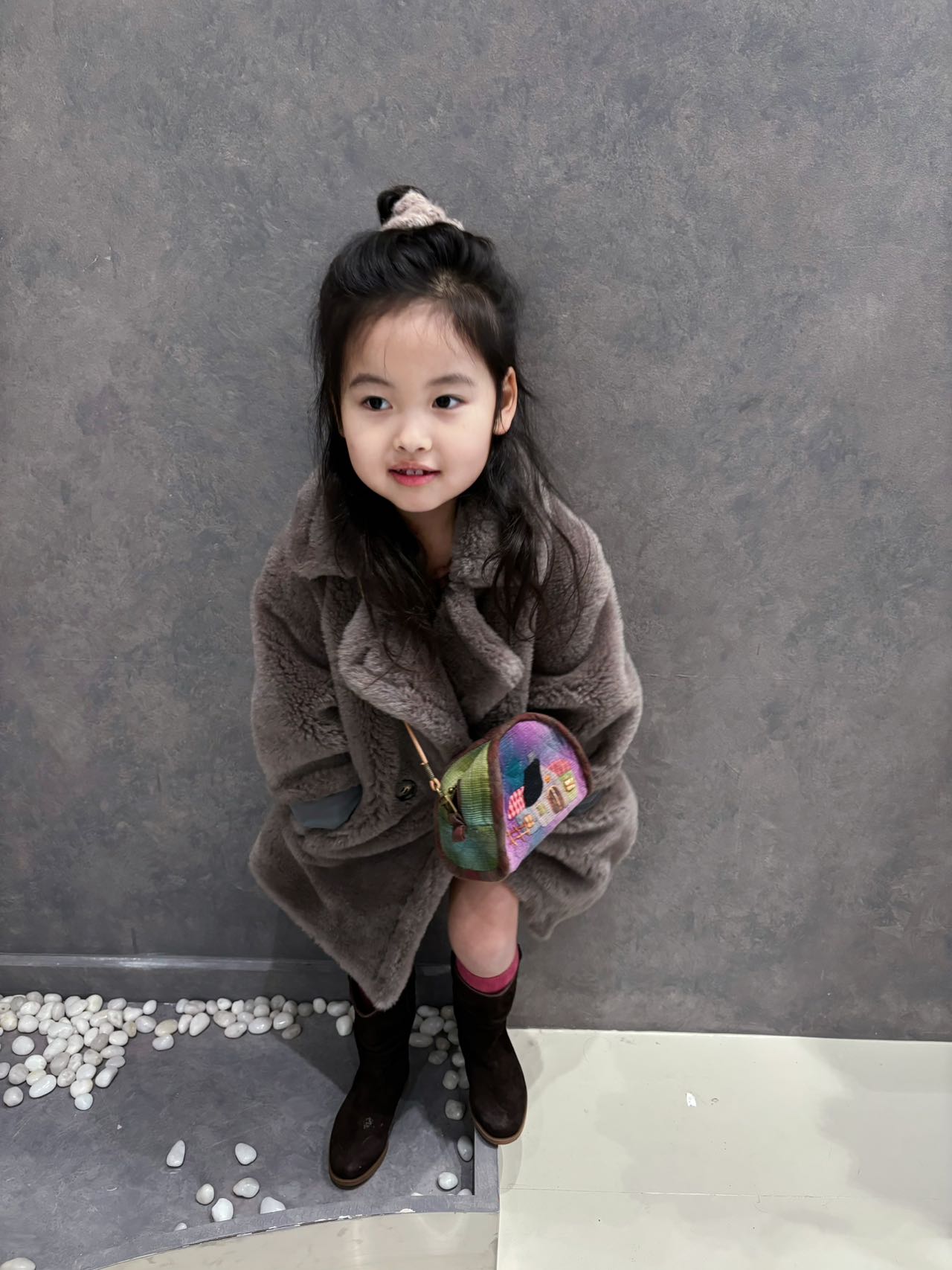 V&V Wool Teddy Coat