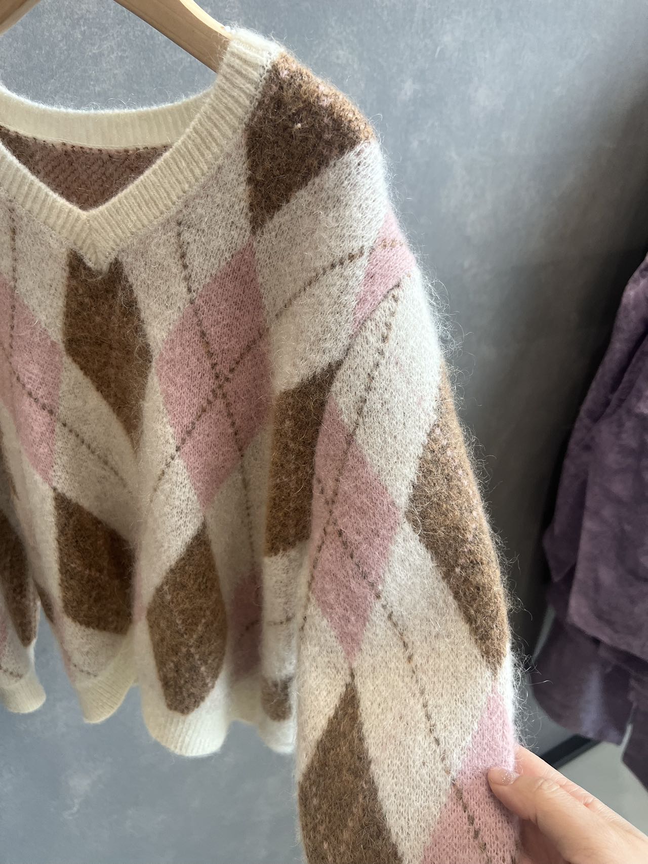 V&V mohair-blend sweater