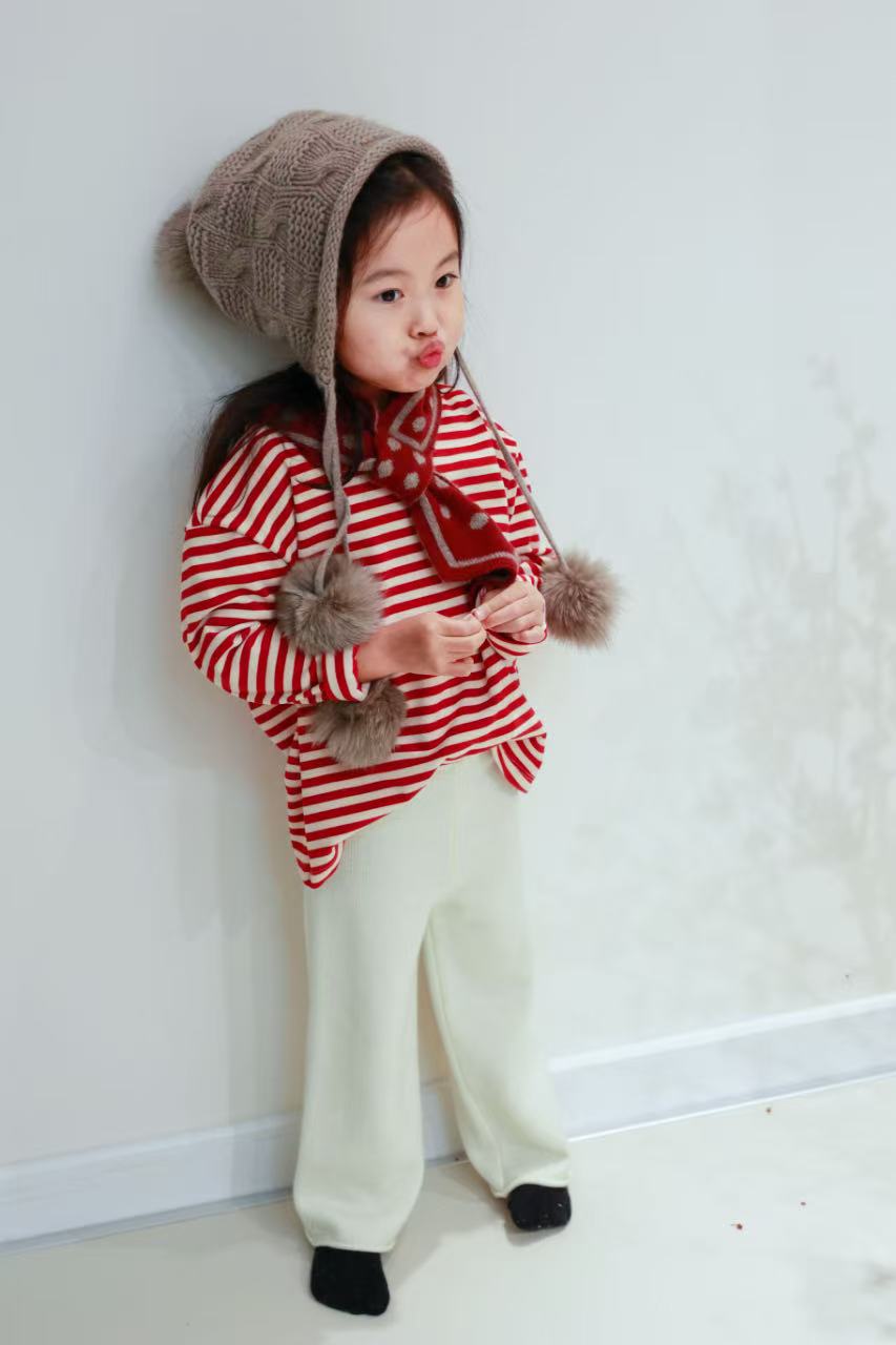 Long Sleeve Strip Tee