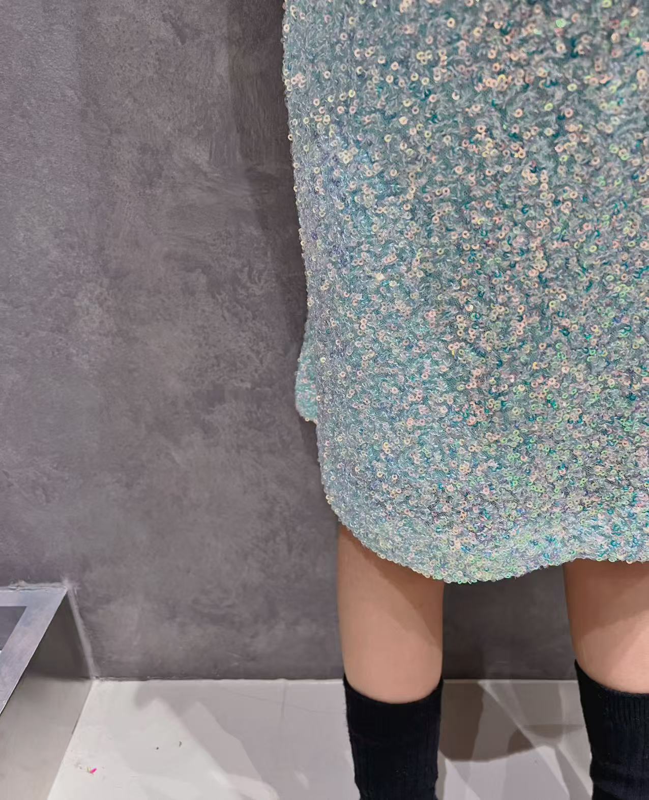 V&V Sequined Little Dress