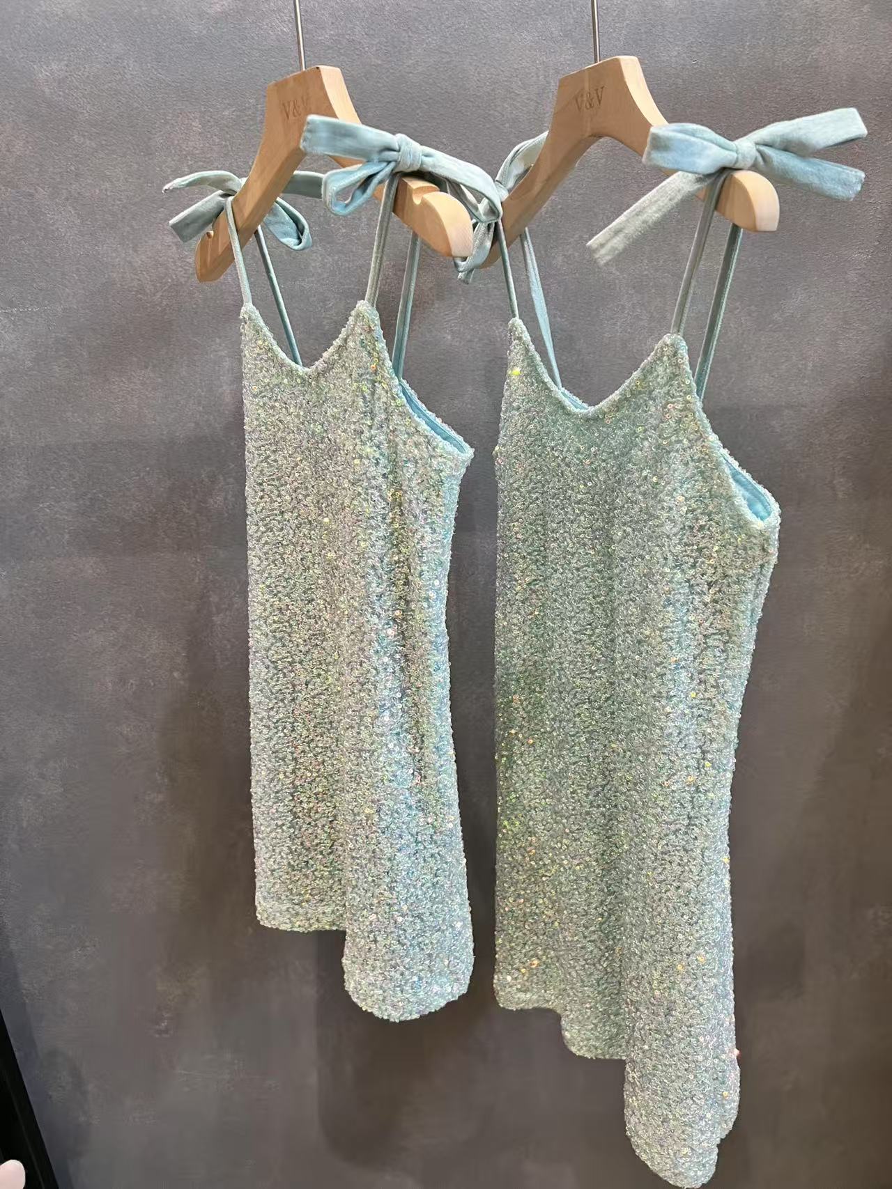 V&V Sequined Little Dress