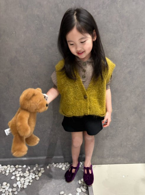 Astrid Brushed-Mohair Vest