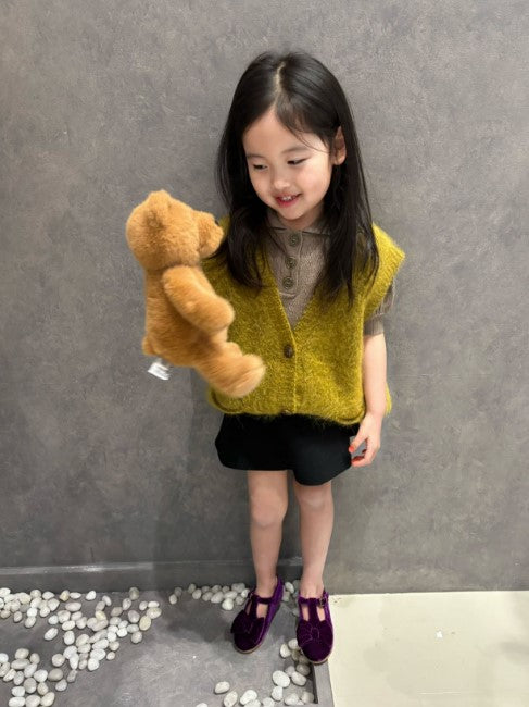 Astrid Brushed-Mohair Vest