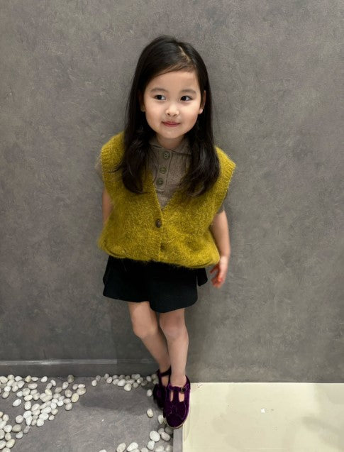 Astrid Brushed-Mohair Vest