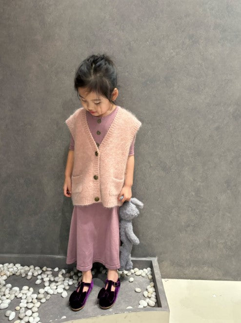 Astrid Brushed-Mohair Vest