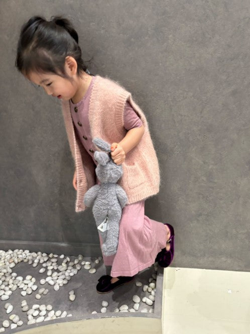 Astrid Brushed-Mohair Vest
