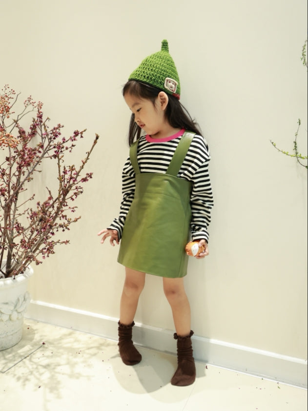 High-end Genuine Leather skirt