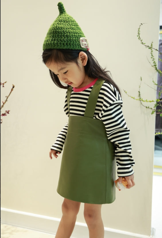 High-end Genuine Leather skirt