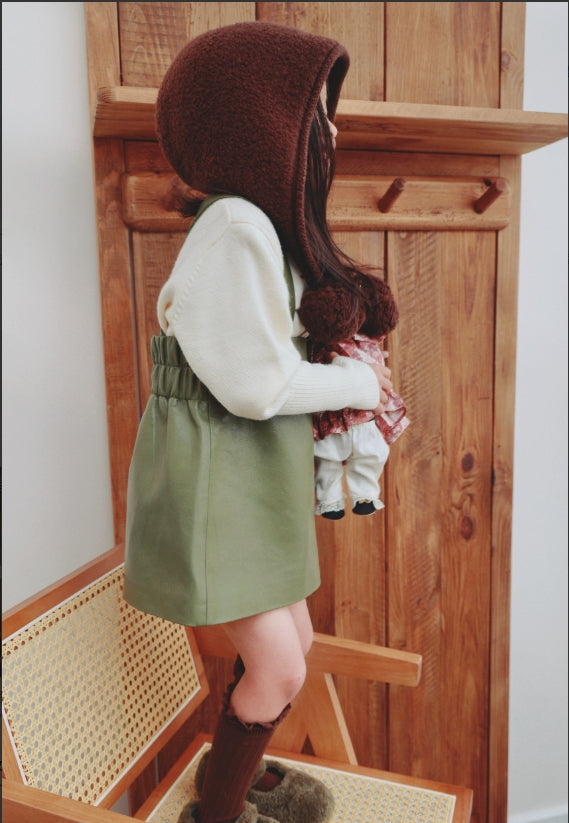 High-end Genuine Leather skirt