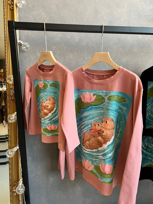 Long Sleeve Cotton T-Shirt
