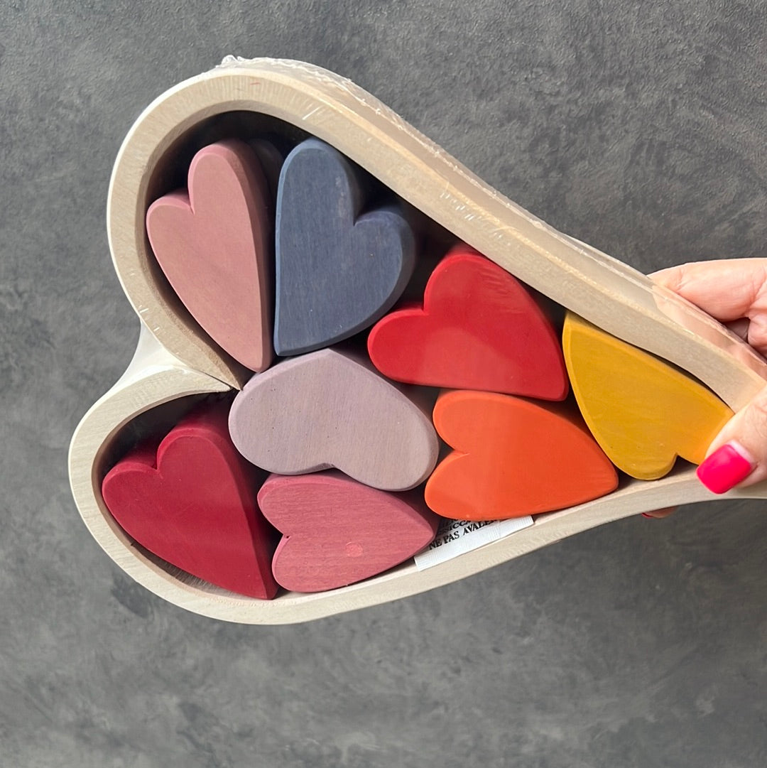 Rainbow Heart Building Blocks