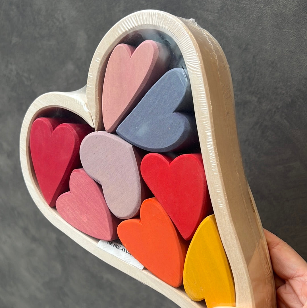 Rainbow Heart Building Blocks