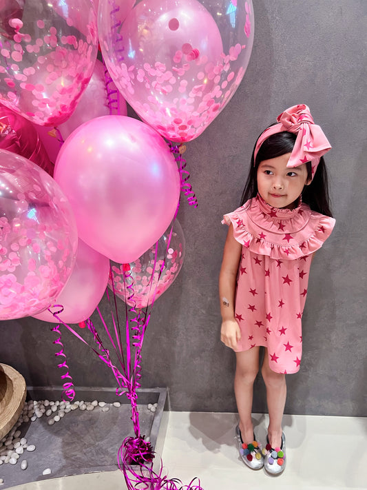 V&V Silk Blended Star Dress