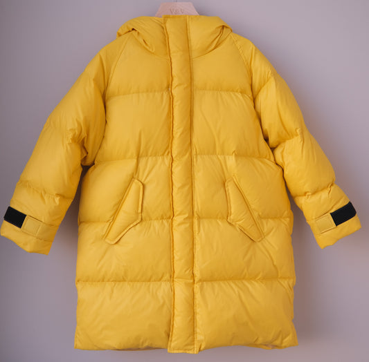 Hooded Duck Down Overcoat