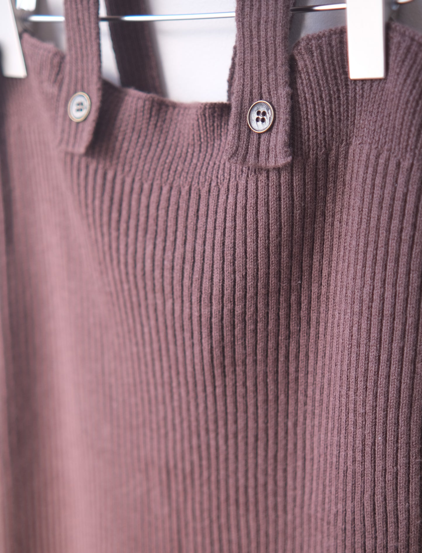 Merino Wool Ribbed Overall