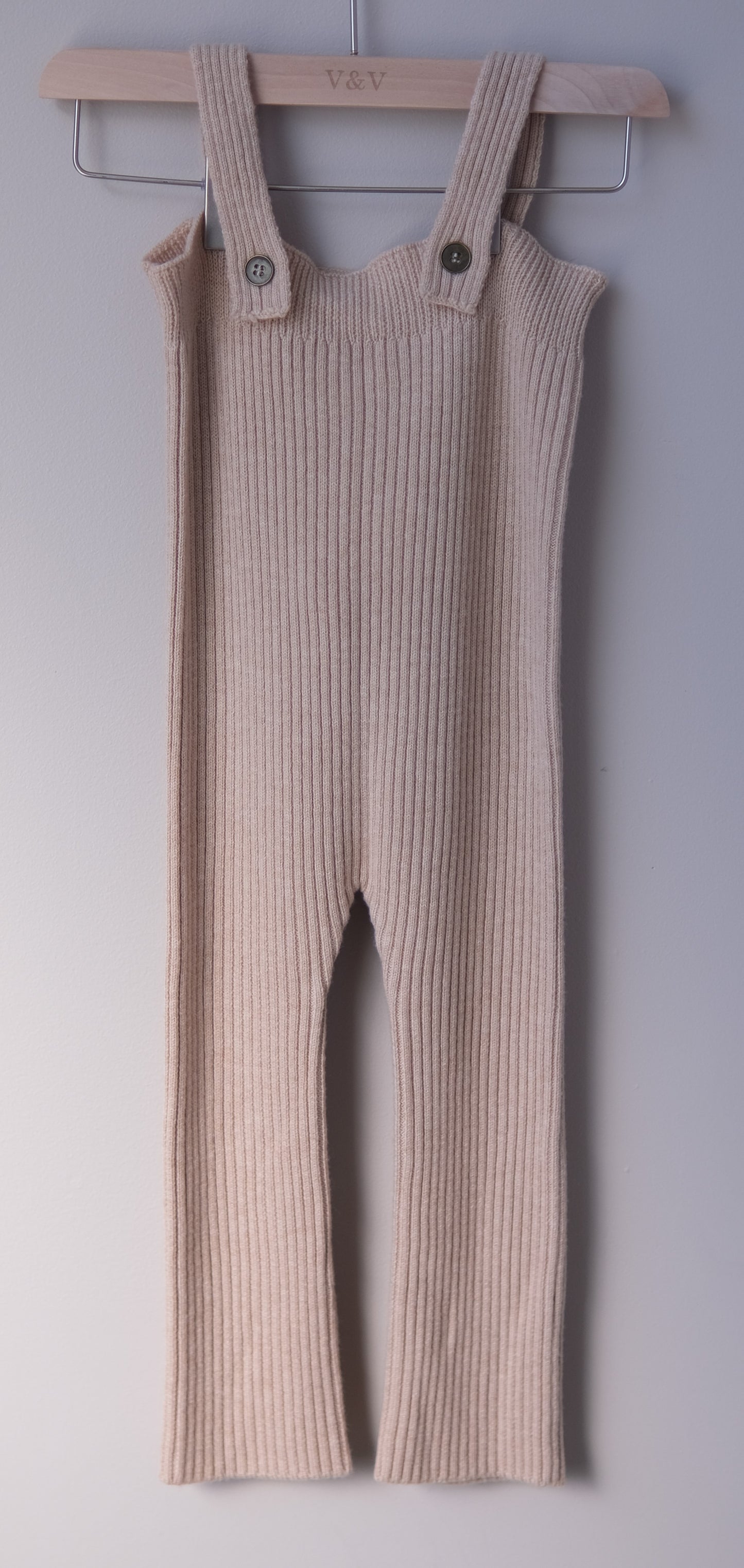 Merino Wool Ribbed Overall