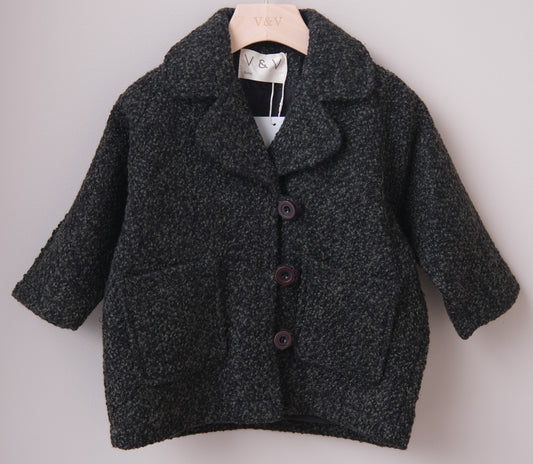 Wool Blended Green Blazer