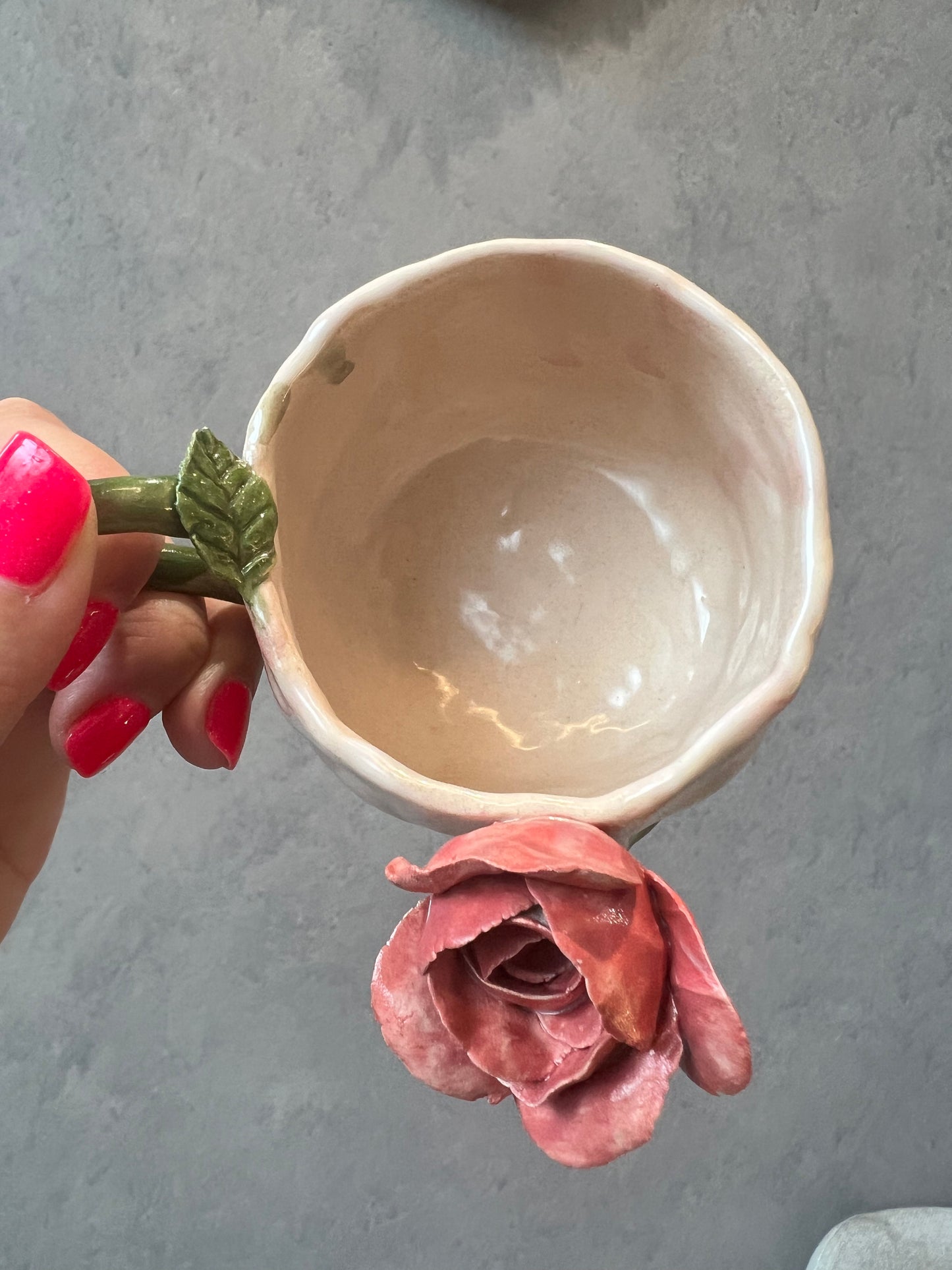 Dusty Pink Handmade Ceramic Mug