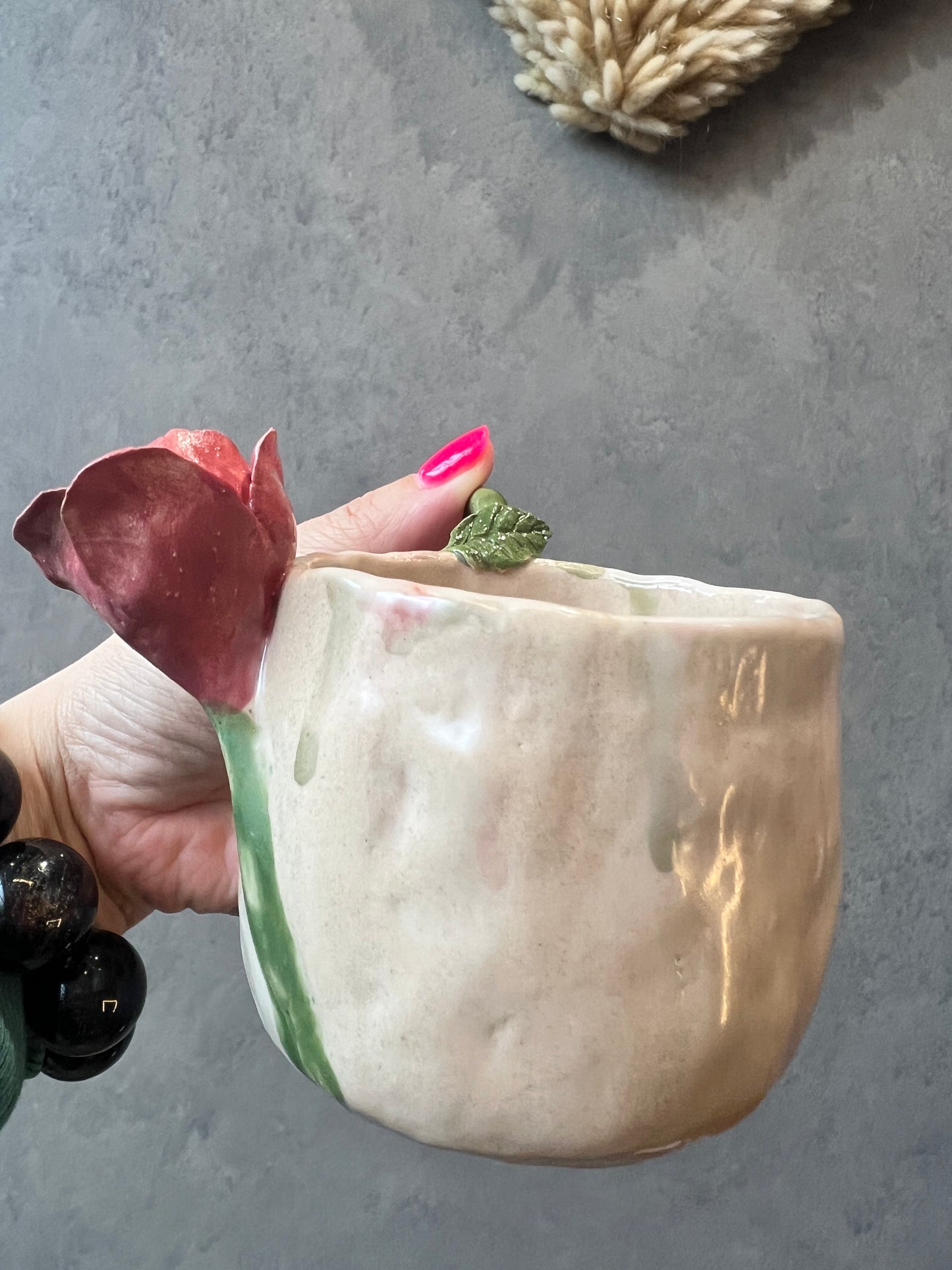 Dusty Pink Handmade Ceramic Mug