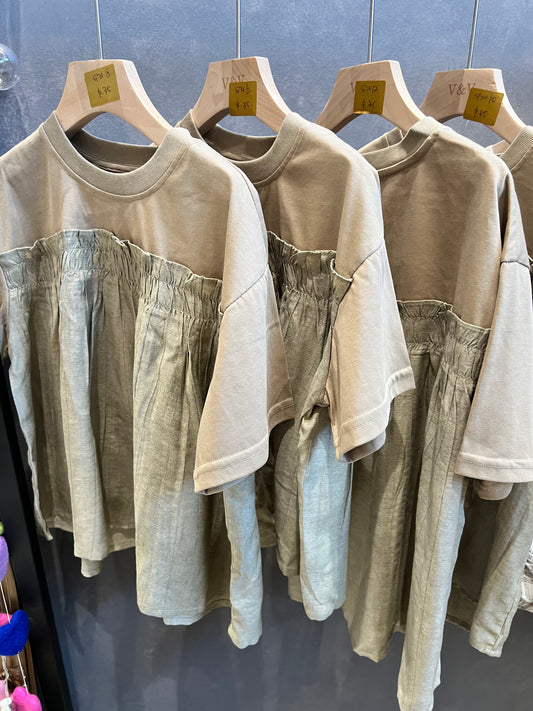 V&V Linen Blended Cotton T shirt