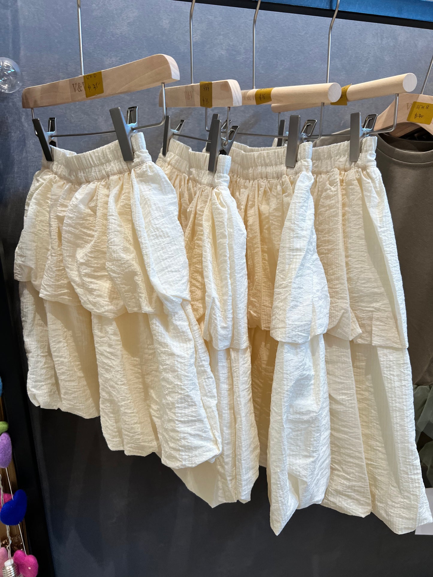 V&V Pumpkin Skirt in Cream