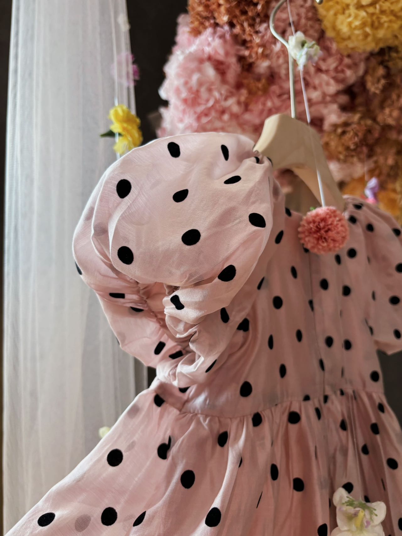 Pink Polka Dots Dress