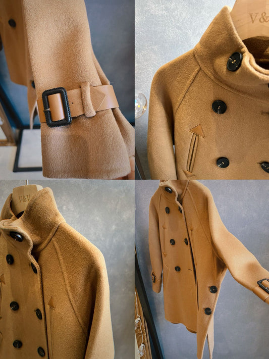 V&V Cashmere and Wool Blended Coat