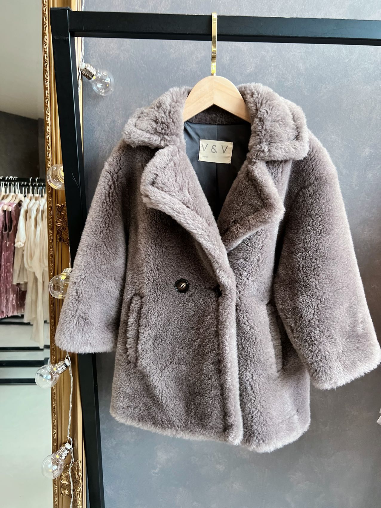 V&V Wool Teddy Coat